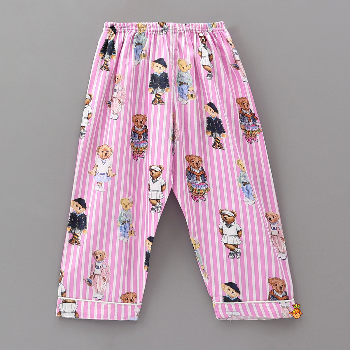 Cute Striped Sleepwear Set