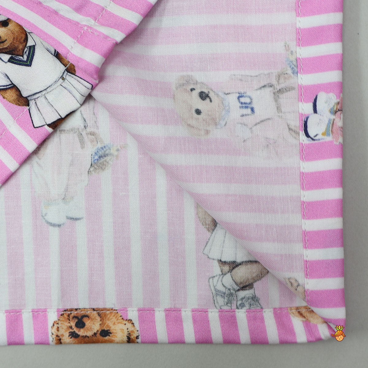 Cute Striped Sleepwear Set
