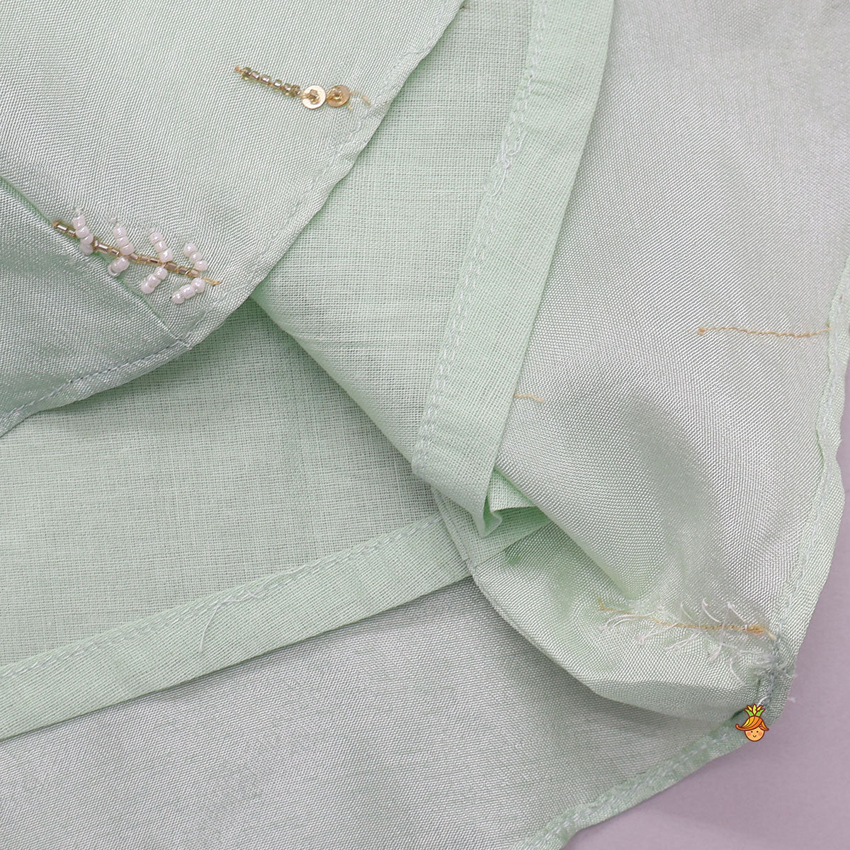 Pre Order: Ruffle Detail Kurti And Sharara With Coordinated Dupatta