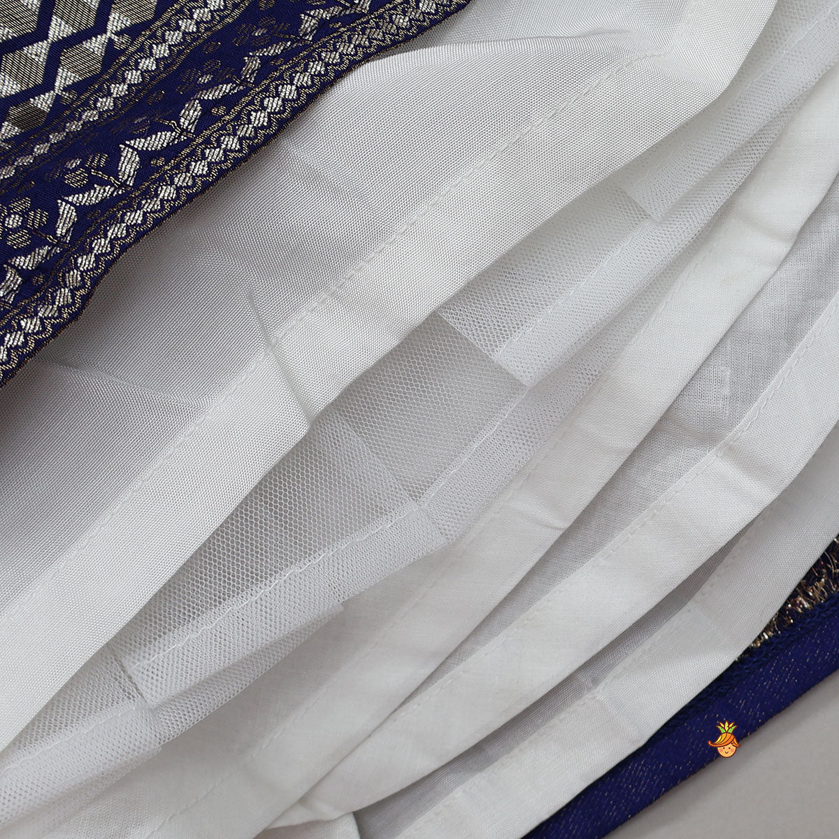 Pre Order: Floral Motif Embellished Crop Top And Lehenga With Dupatta