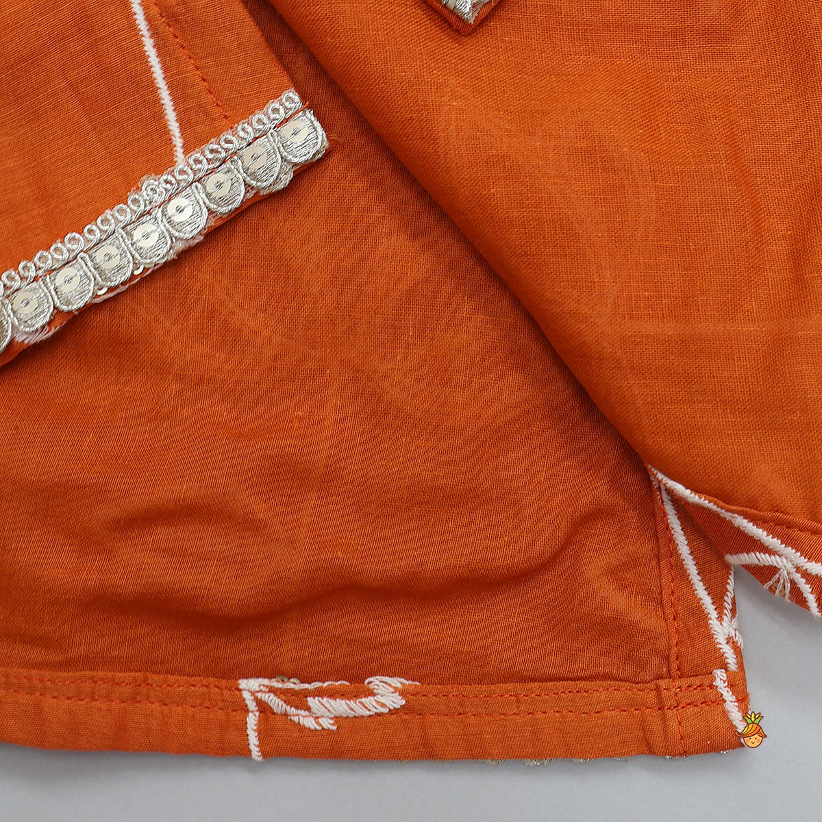 Pre Order: Beautiful Lotus Embroidered Kurti With Sharara