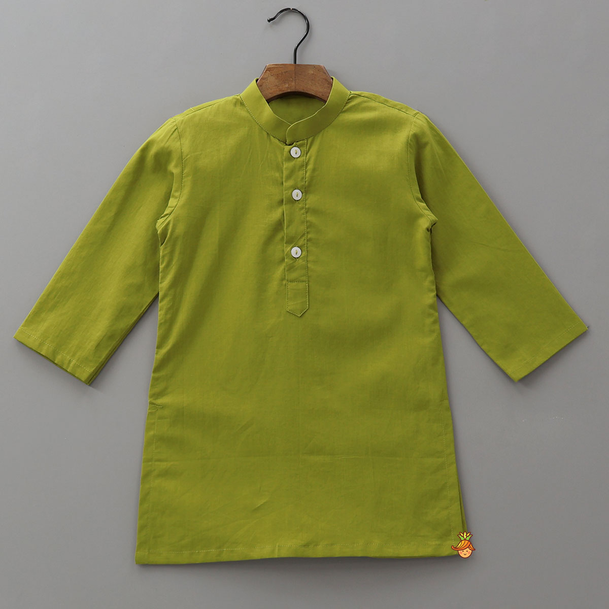 Pre Order: Ethnic Kurta With Side Button Detail Jacket And Pyjama