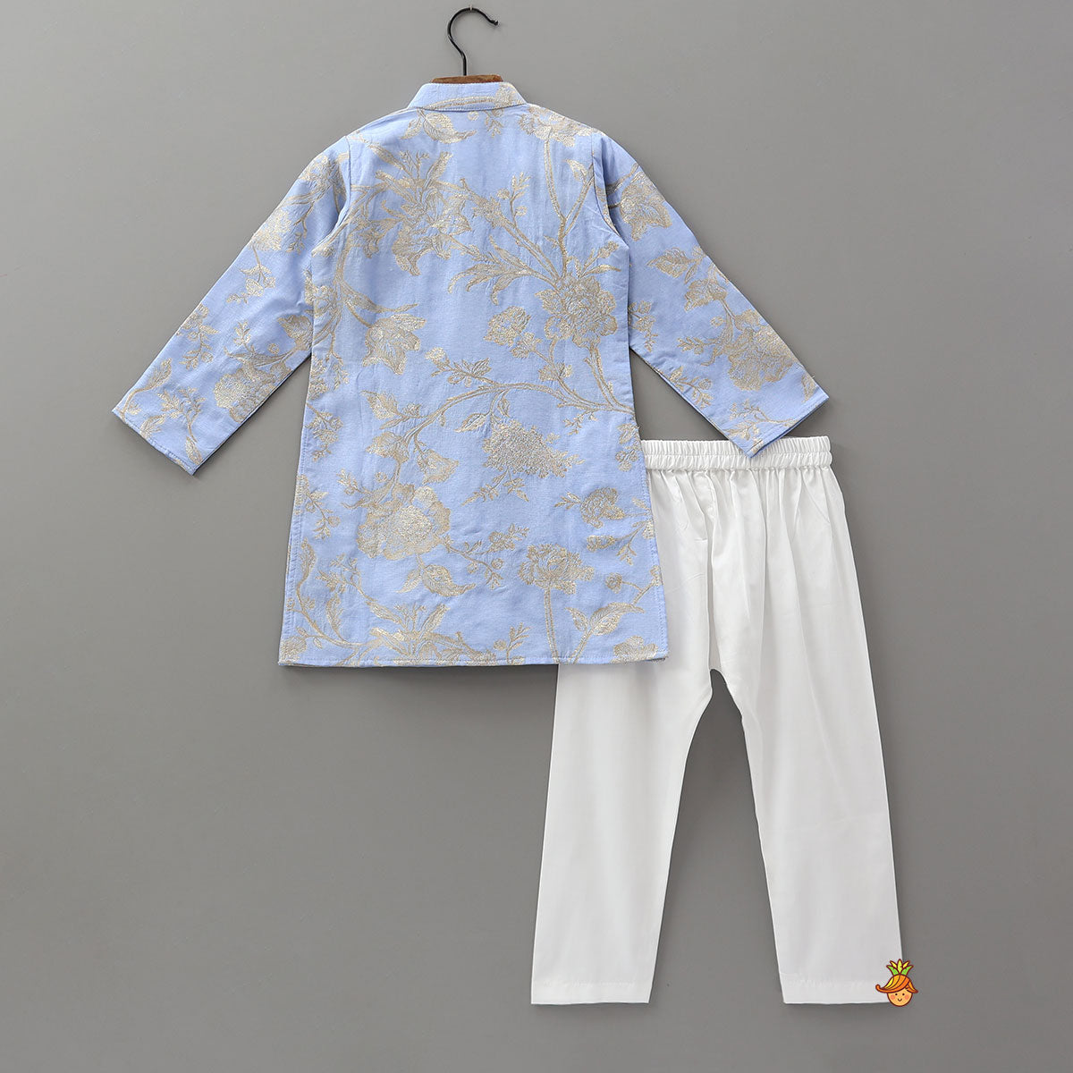 Pre Order: Exquisite Mirror Embellished Kurta And Pyjama