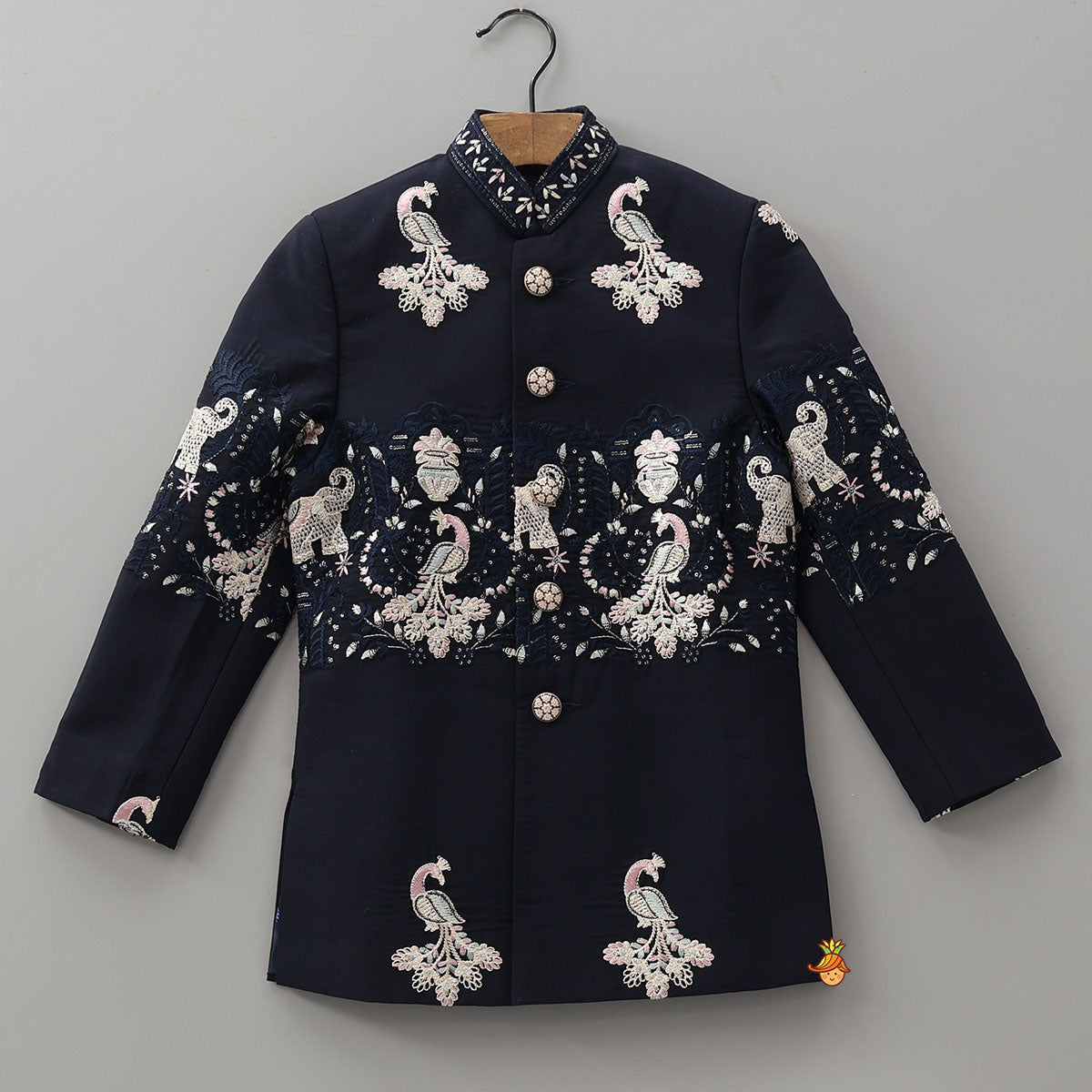 Pre Order: Intricately Embroidered Sherwani And Pant