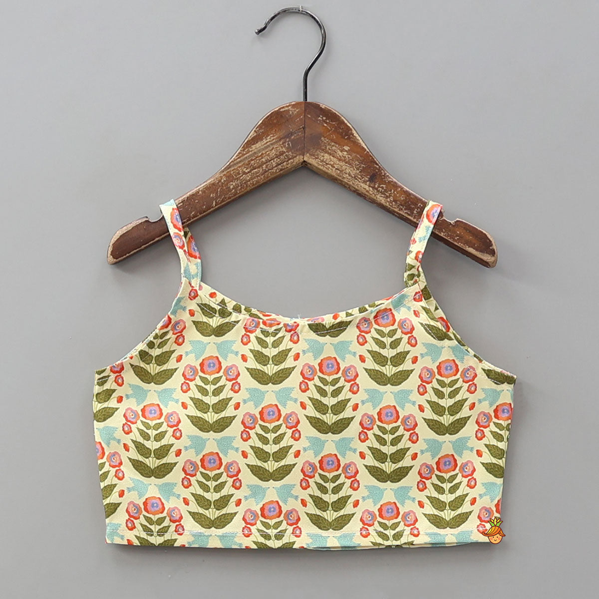 Bib Style Top And Lehenga