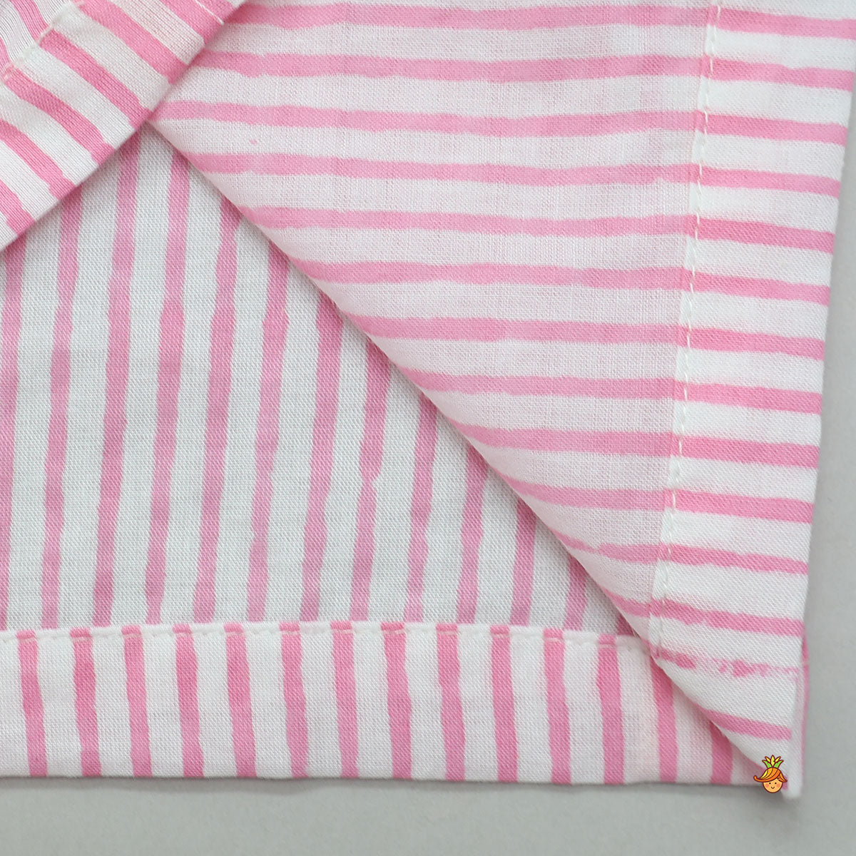 Pre Order: Striped Printed Floral Sleepwear
