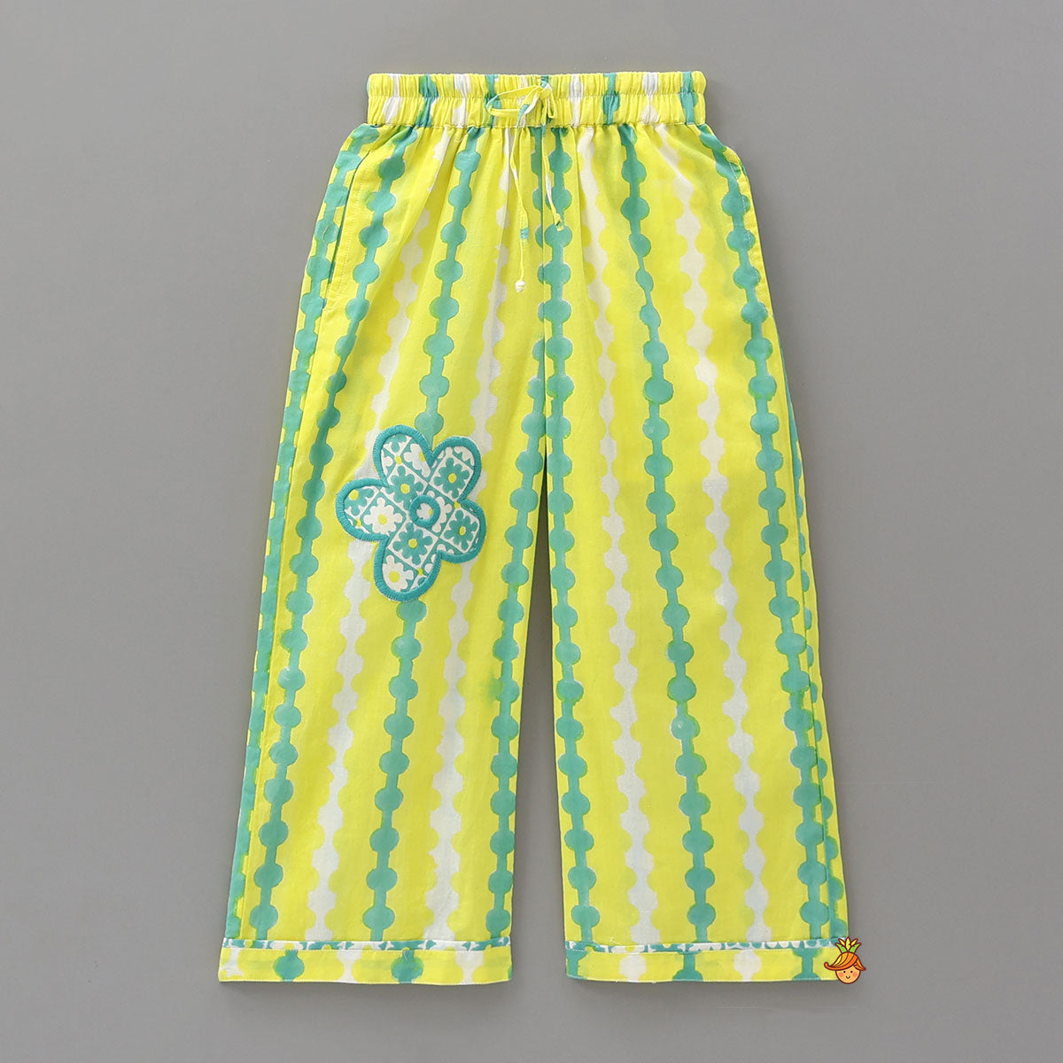 Pre Order: Floral Applique Work Sleepwear