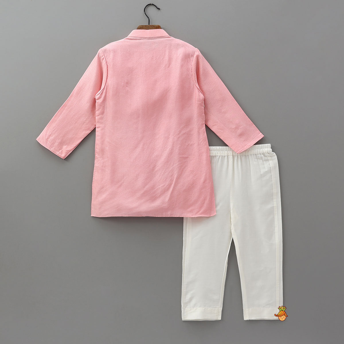 Pre Order: Classic Gota Work Kurta And Pyjama