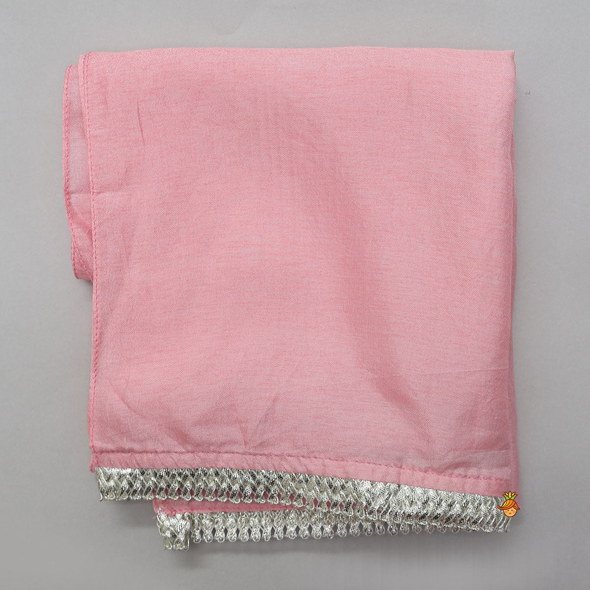 Pre Order: Gota Embroidered Strappy Top With Flared Lehenga And Matching Dupatta