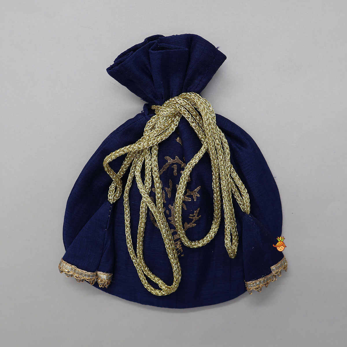 Pre Order: Classic Flap Anarkali With Dupatta And Potli Bag