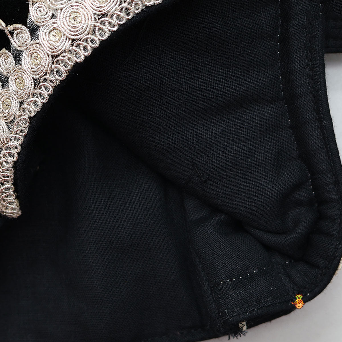 Pre Order: Velvet Top And Contrasting Shimmery Lehenga