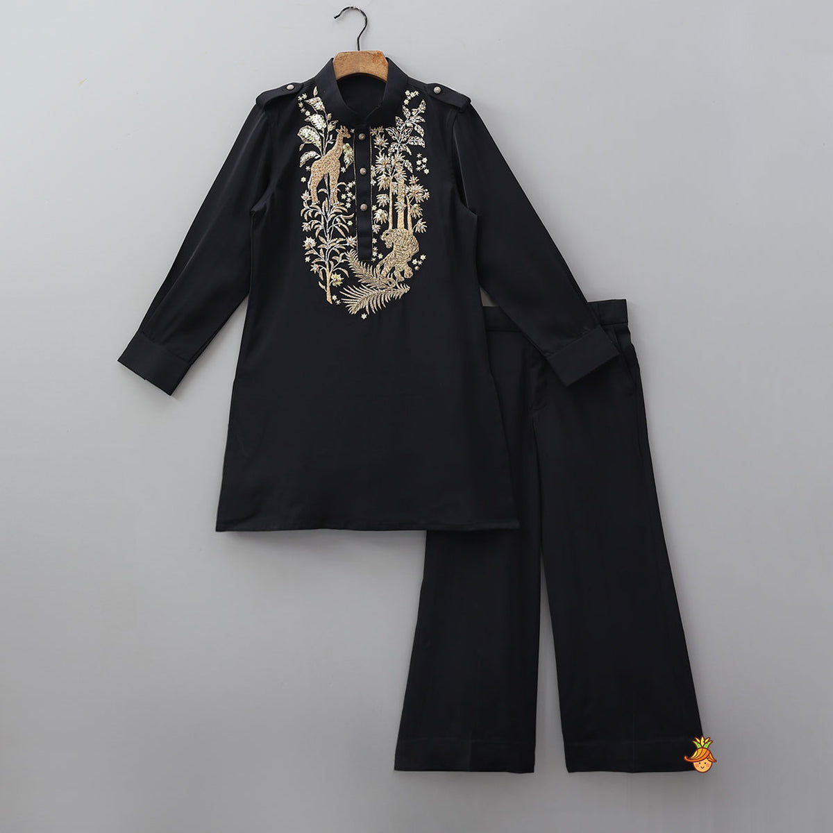 Pre Order: Detailed Embroidered Stylish Kurta And Pant
