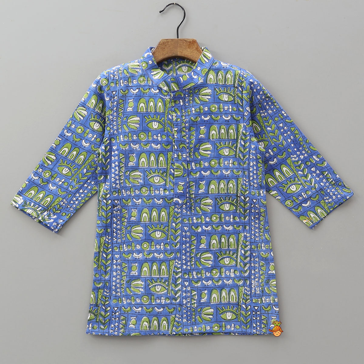 Hand Block Printed Classic Kurta And Pyjama