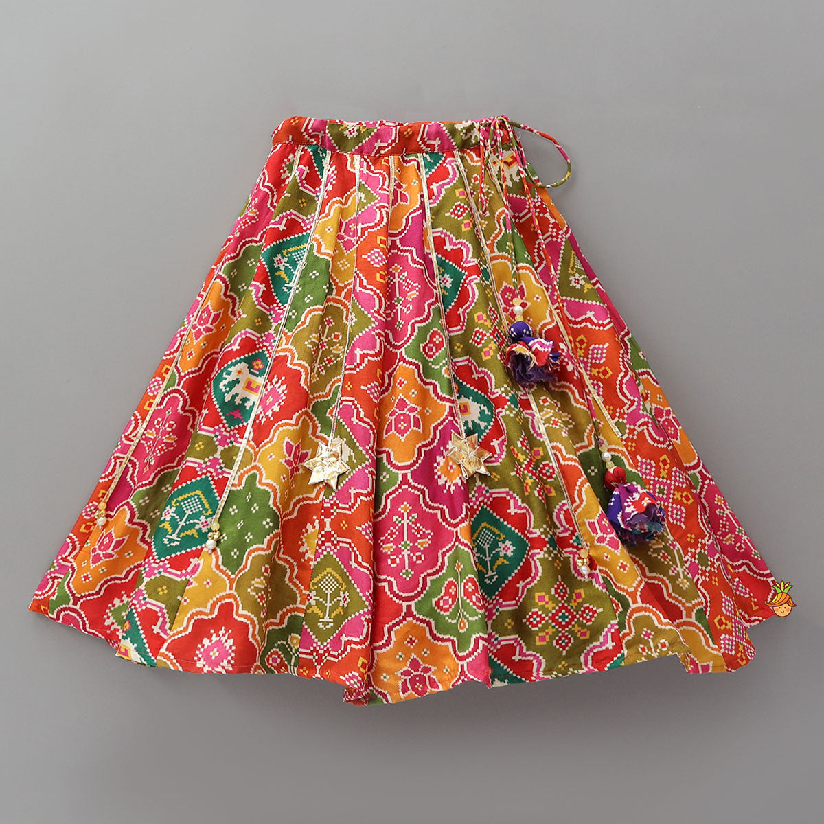 Pre Order: Halter Neck Heavily Embroidered Top And Lehenga With Dupatta And Potli Bag
