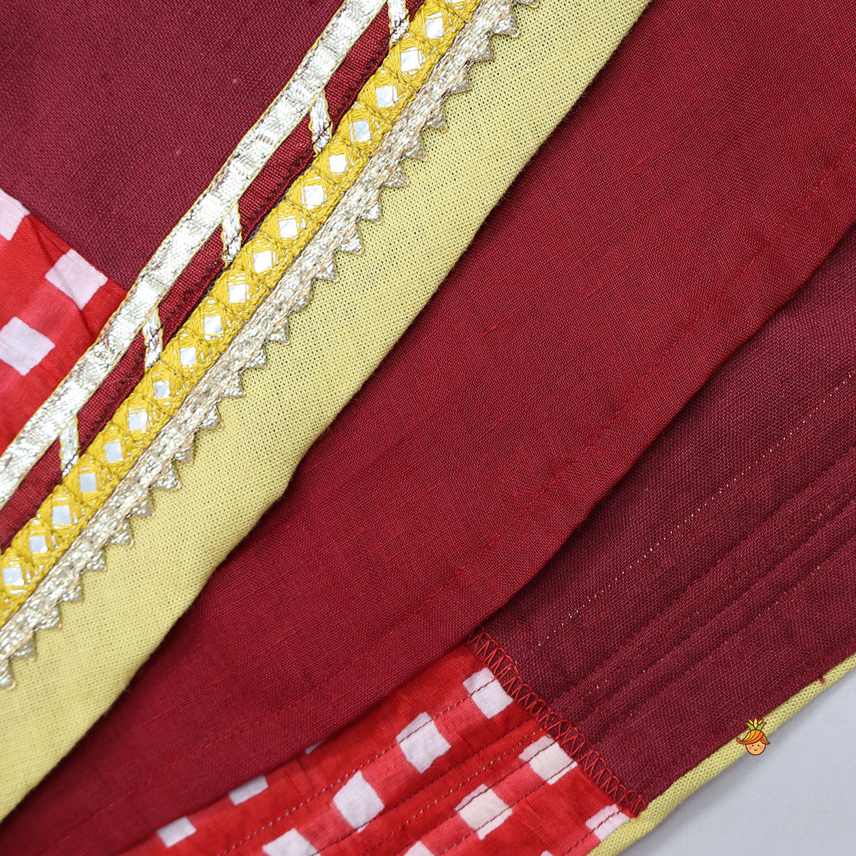 Pre Order: Checks Printed Kurti And Pant With Dupatta