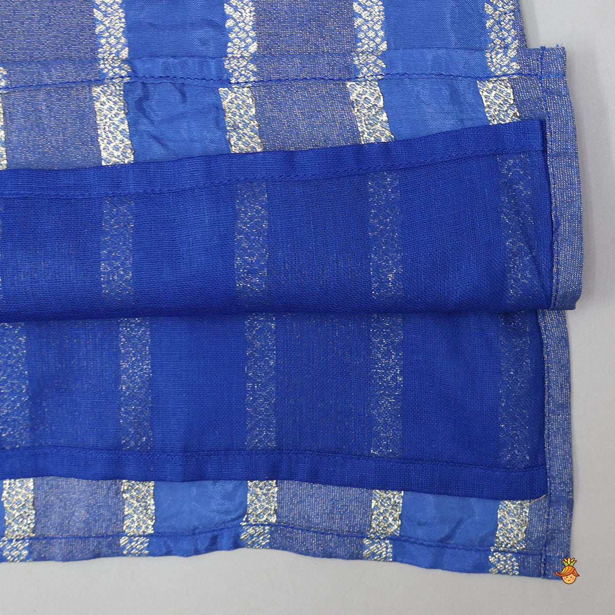 Pre Order: Festive Shimmer Panel Ethnic Kurta With Pyjama