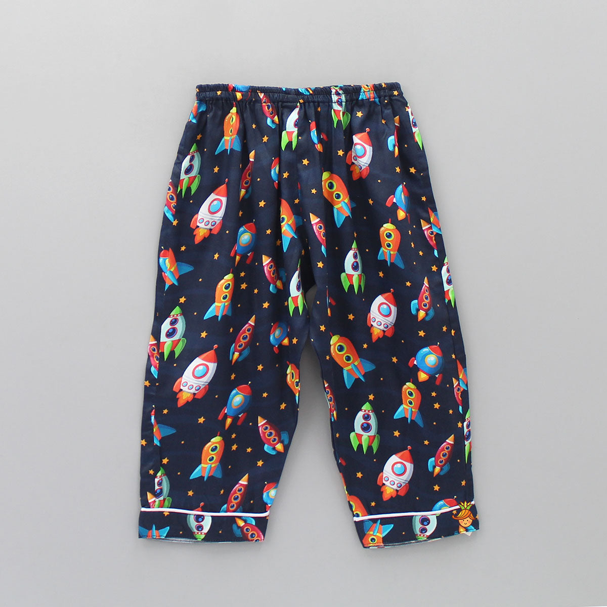 Pre Order: Rocket Ship Printed Sleepwear Set