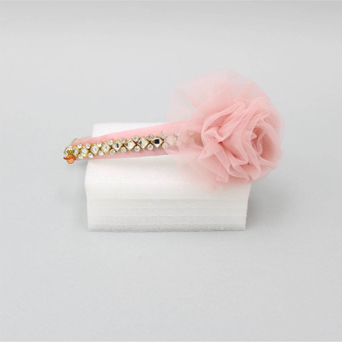 Light Blush Pink Cute Floral Hair Band