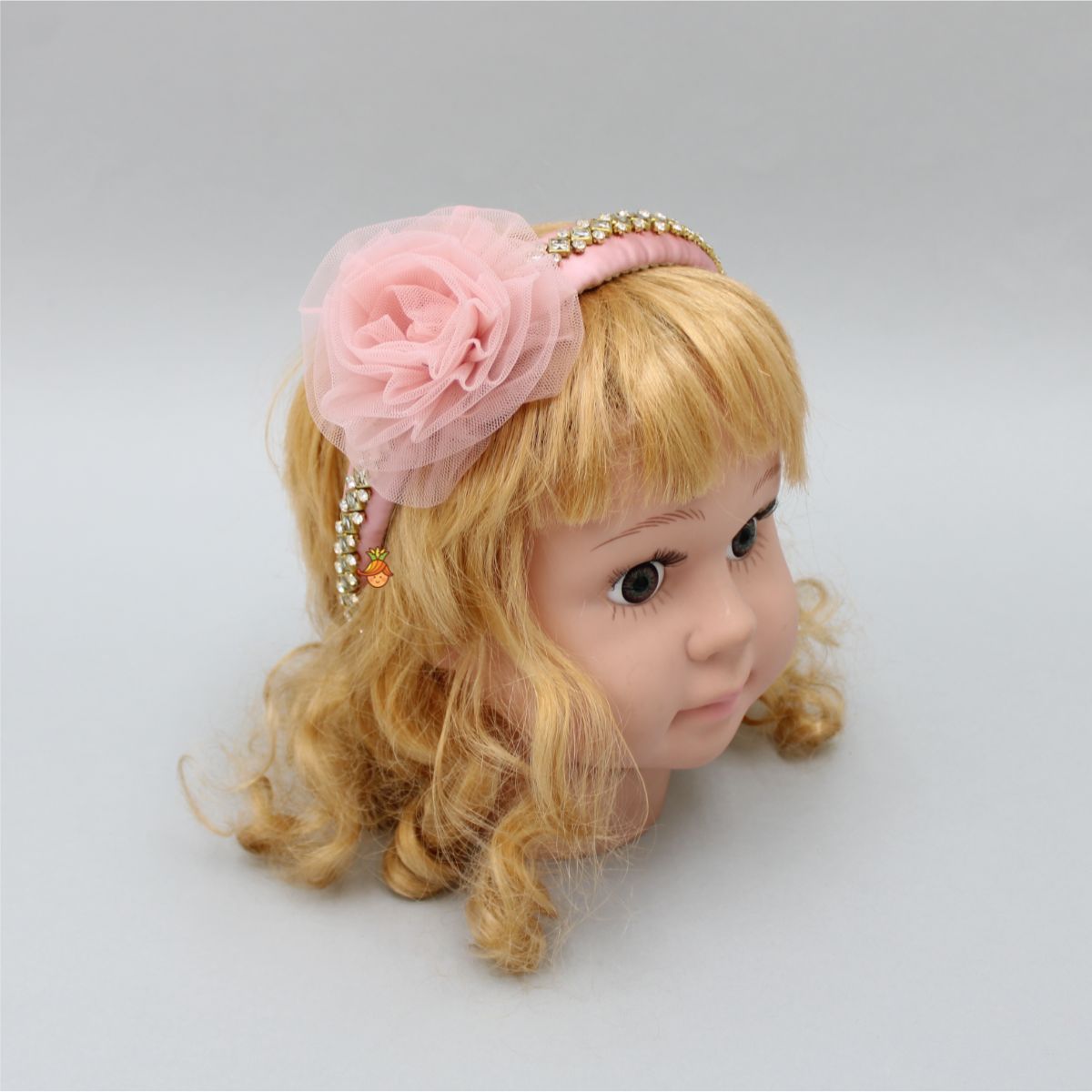 Light Blush Pink Cute Floral Hair Band