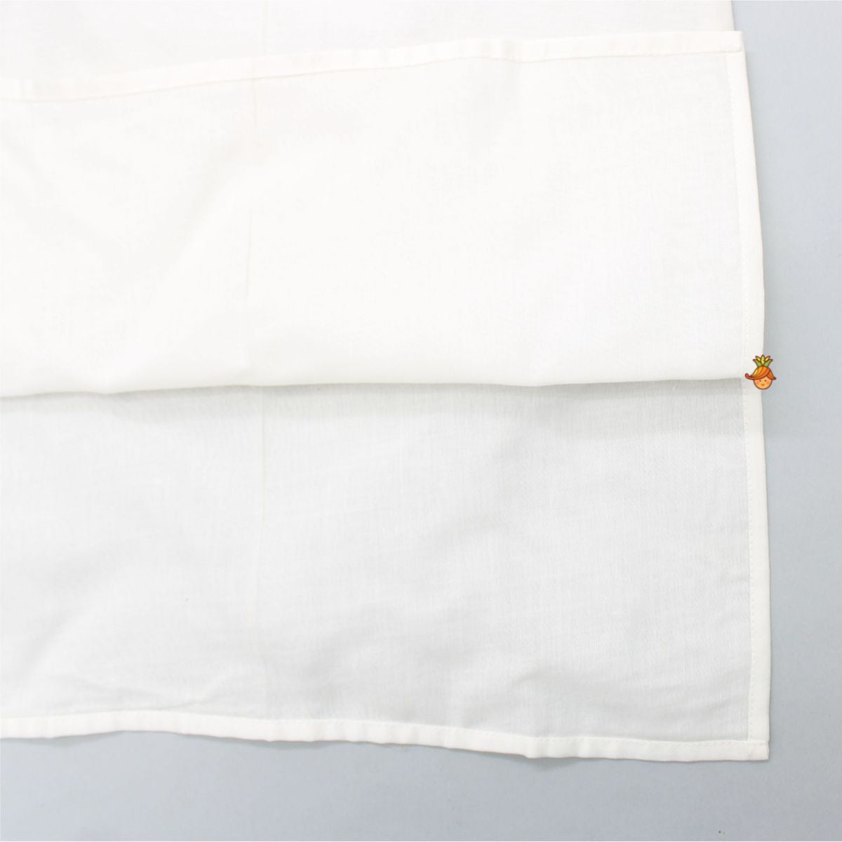 Pre Order: Football Embroidered Patch Pocket Detail White Kurta