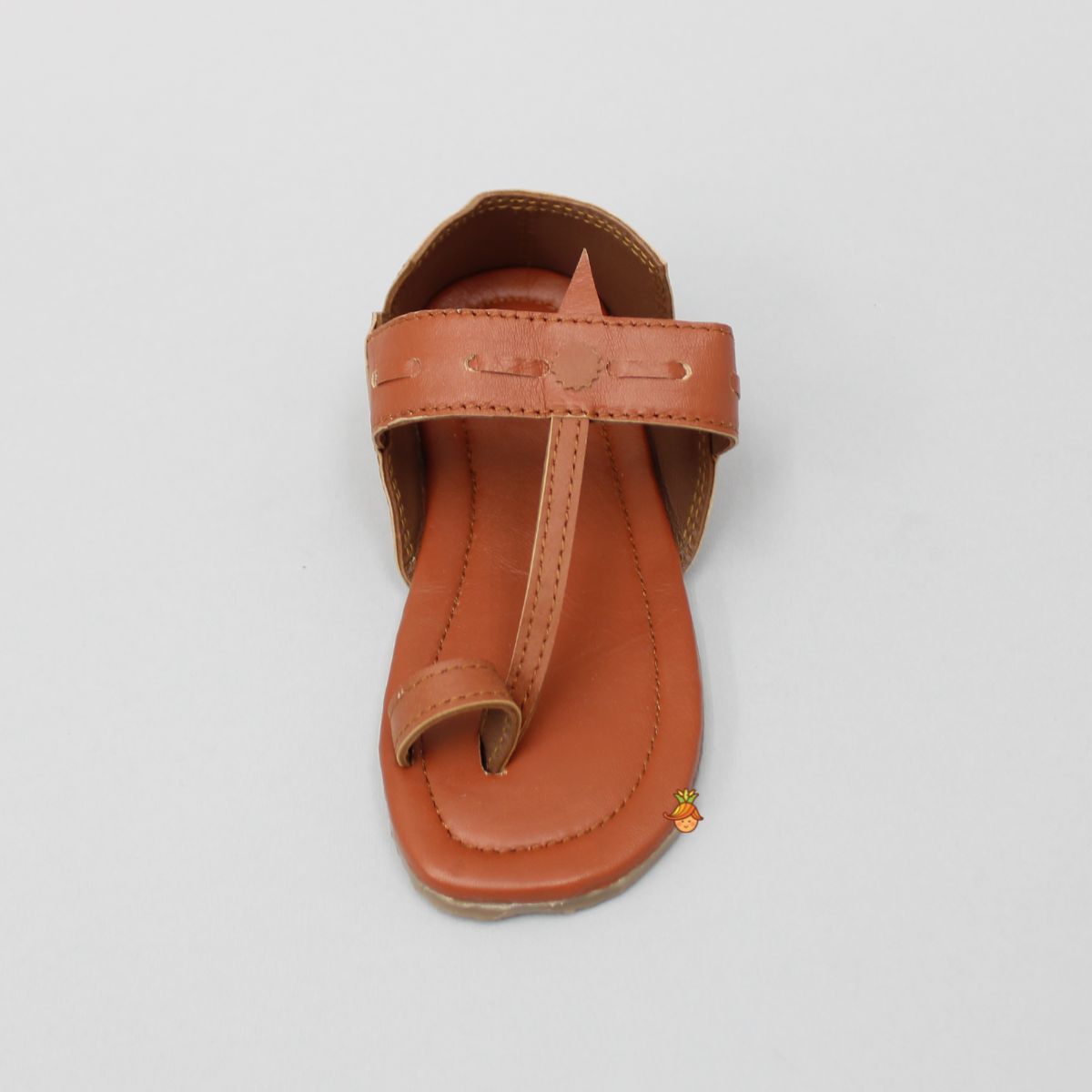 Orange Rust Cut Out Kolhapuri