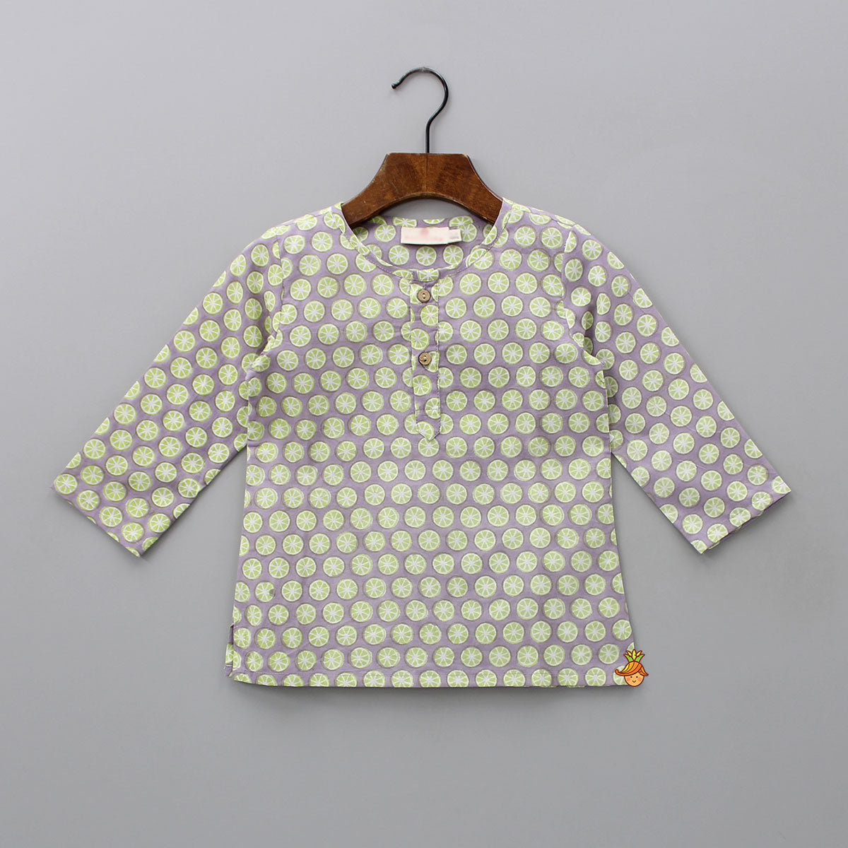 Lemony Lemon Hand Block Printed Pure Cotton Sleepwear