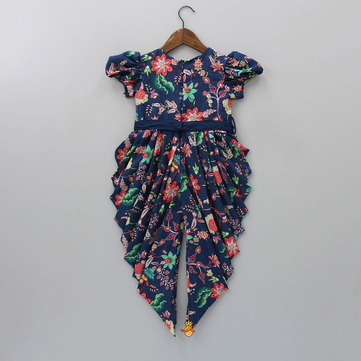 Pre Order: Floral Printed Dhoti Style Jumpsuit