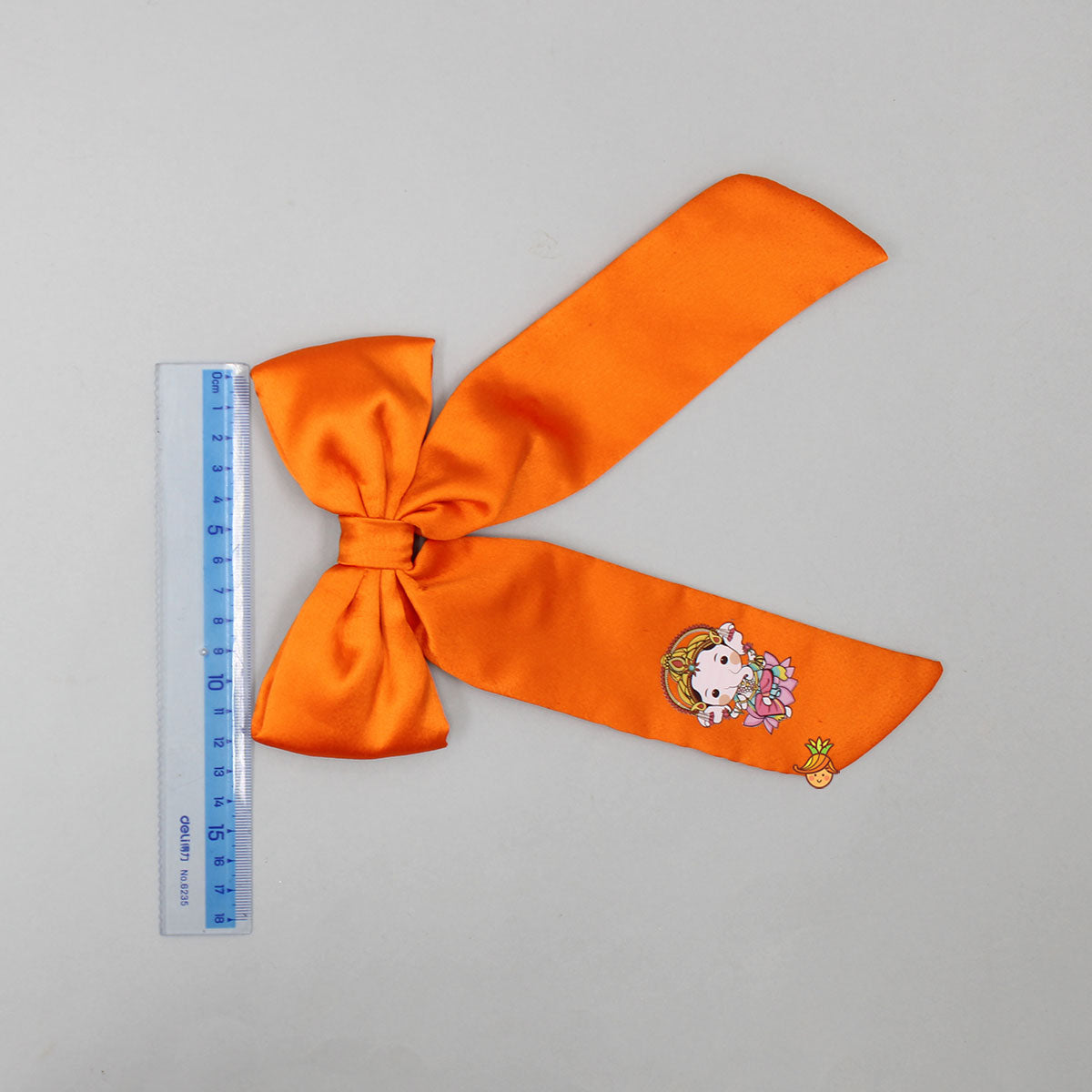 Cute Ganesha Printed Orange Bowie Hair Clip