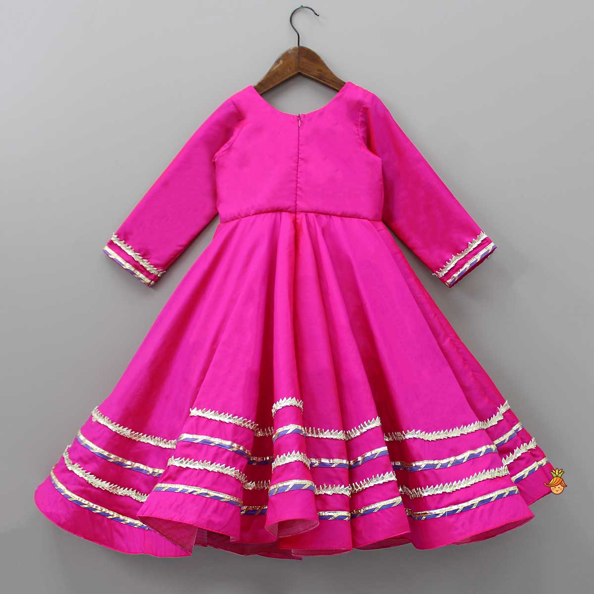 Pre Order: Gorgeous Gota Lace Work Pink Anarkali