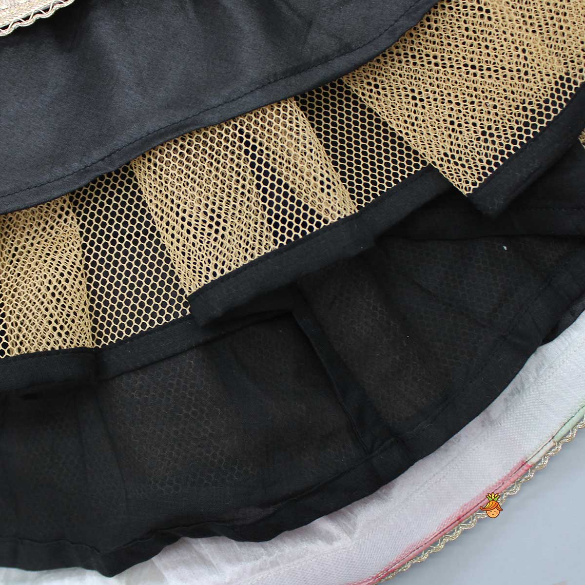 Pre Order: Beautiful Lace Work Black Velvet Anarkali With Attached Dupatta