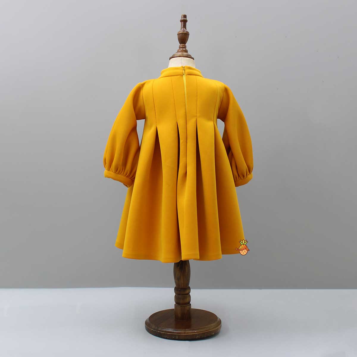 Pre Order: Mustard Box Pleated Dress