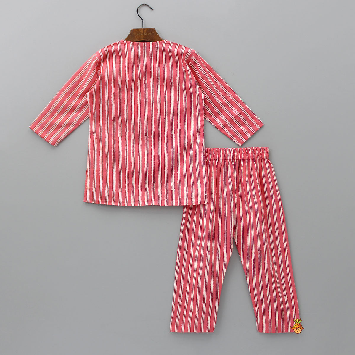 Pre Order: Striped Peach Sleepwear