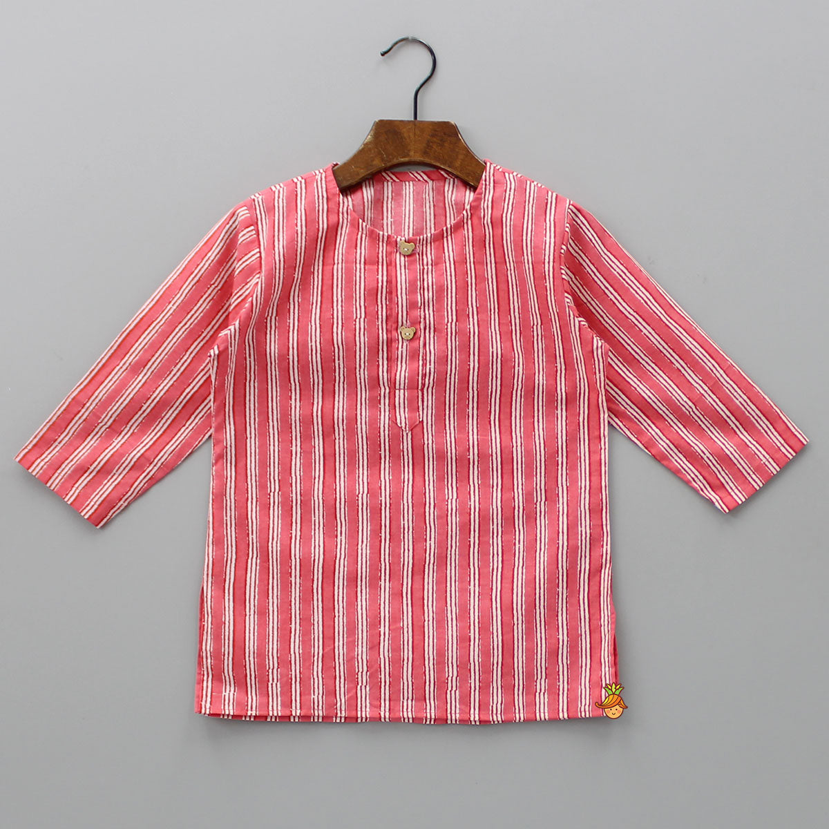 Pre Order: Striped Peach Sleepwear