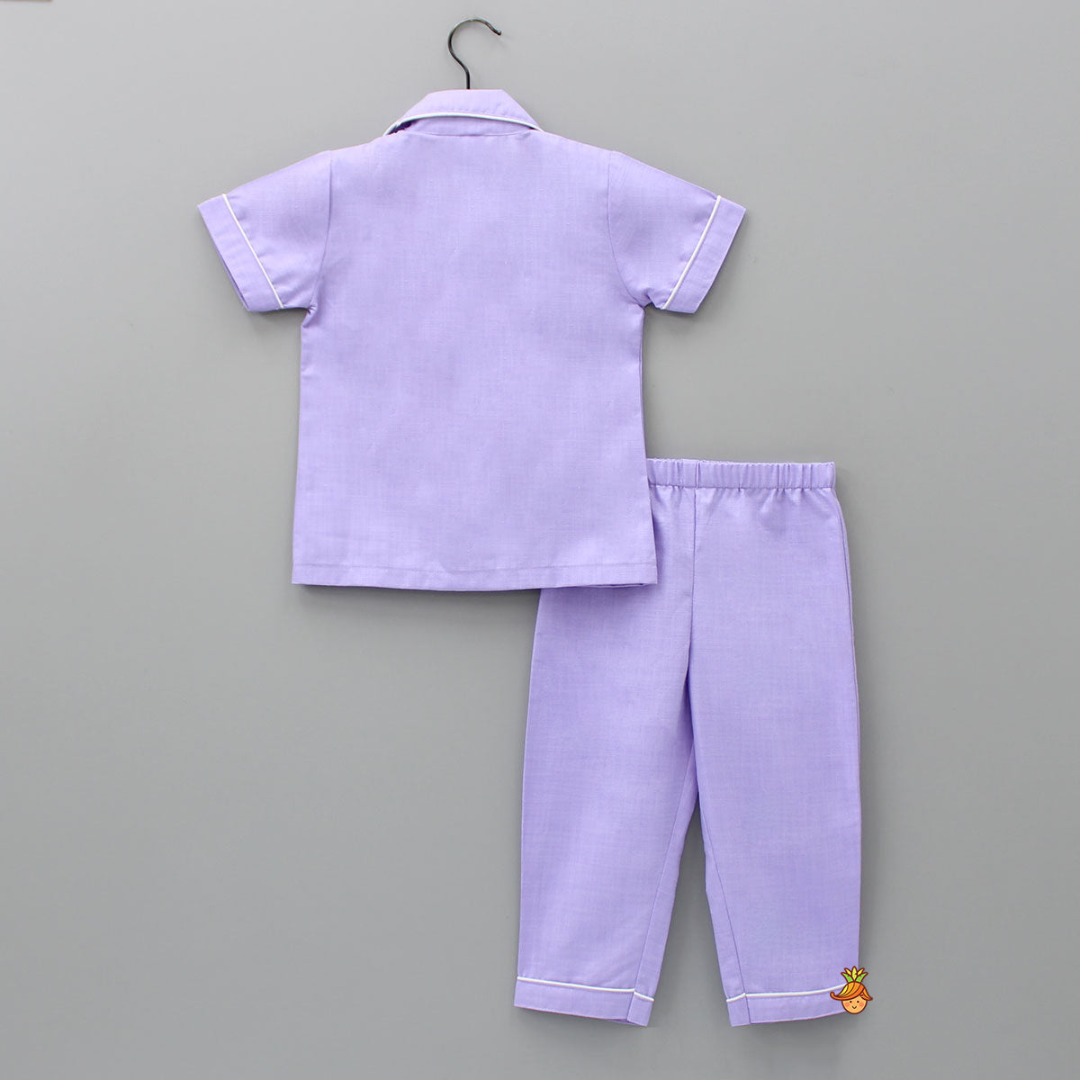 Notch Collar Lavender Sleepwear